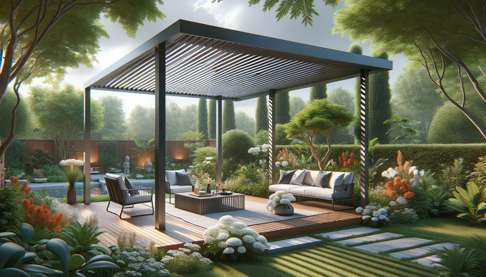 The Art of Outdoor Living: Elevating Spaces with EzyLiving's Louvered Pergolas