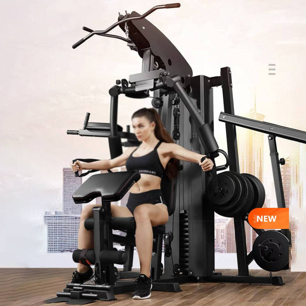 3 Station Multi-Function Home Gym with 73KG Weights - www.ezyliving.co.nz