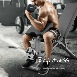 Foldable Bench with Preachers Curl (EZ001) - www.ezyliving.co.nz