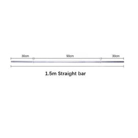 Standard 1.5m Straight Bar 1.5m 25mm (EZ031-4) 5ft - www.ezyliving.co.nz