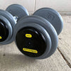 PRO Style Cast Metal Iron Dumbbells/Round Steel Dumbbells (EZ038) - www.ezyliving.co.nz