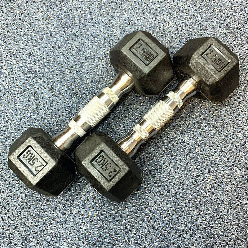 Hex Dumbbells EzyFitness (EZ039) - www.ezyliving.co.nz