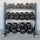 195KG Hex Dumbbells Combo+3-Tire Dumbbell Rack (EZ211C195KG-047) 6 pairs - www.ezyliving.co.nz