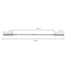 Olympic Bar 1.2m Straight 50mm - www.ezyliving.co.nz