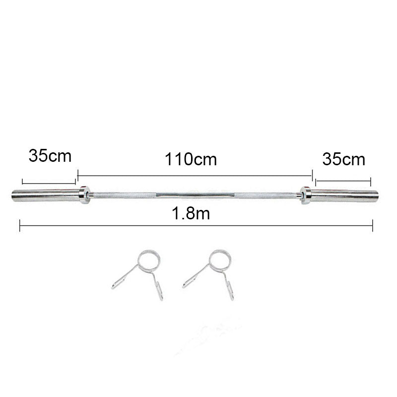 72KG Barbell Combo: 1.8m Olympic Bar 50mm+60KG Rubber Coating Plates - www.ezyliving.co.nz