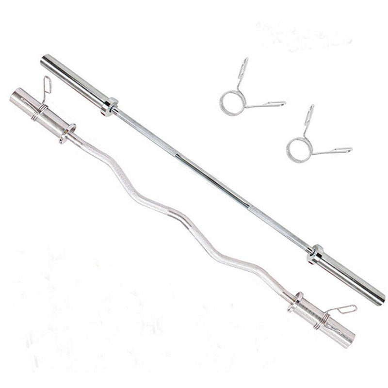 120KG Barbell Combo: 2.2m Olympic Bar 20KG+100KG Rubber Coating Plates - www.ezyliving.co.nz