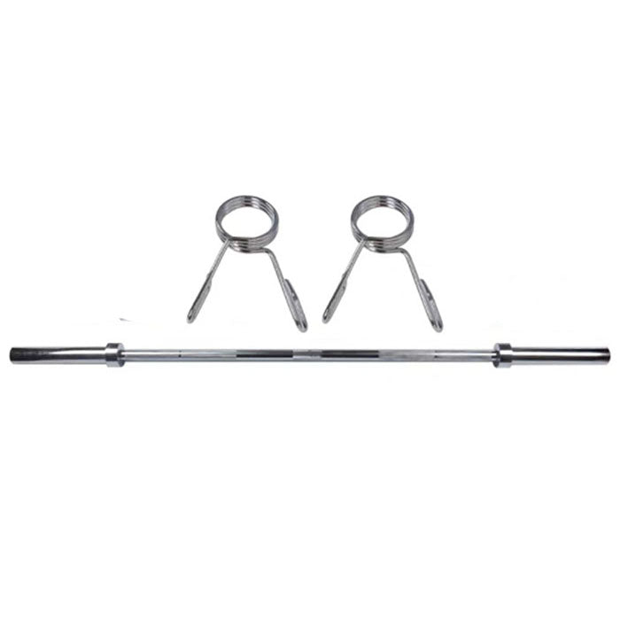 120KG Barbell Combo: 2.2m Olympic Bar 20KG+100KG Rubber Coating Plates - www.ezyliving.co.nz