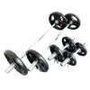 Olympic Bar 2.2m(7ft) 16KG (EZ040-6) Straight No Bearing 50mm 150KG (330lbs) - www.ezyliving.co.nz