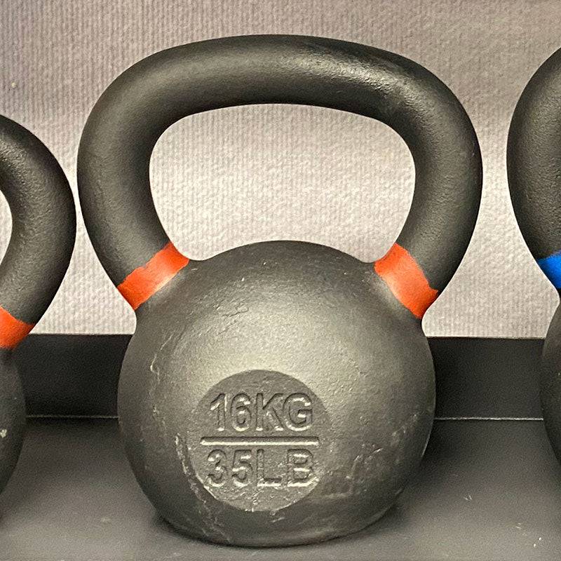 Kettlebells Black Cast Iron (EZ112) - www.ezyliving.co.nz