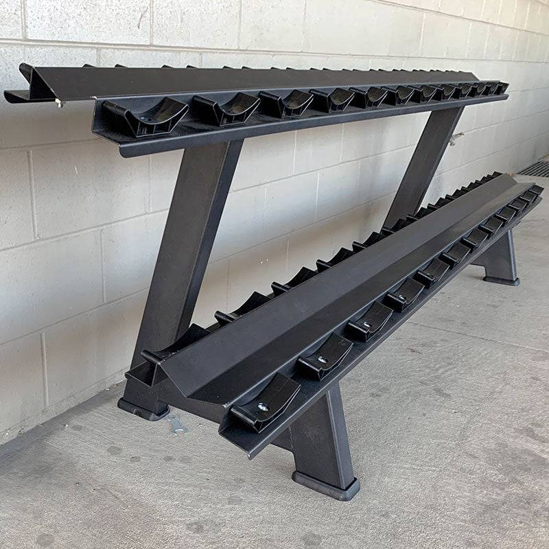 275KG Hex Dumbbells Set with 10 pairs Solid Rack (EZ211C275KG-122-1) - www.ezyliving.co.nz