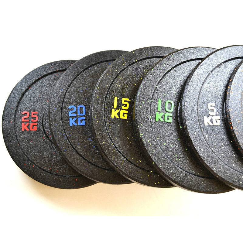 140KG Set - Bumper Weights Plates D:45cm 5cm Olympic (EZ221C140KG) - www.ezyliving.co.nz