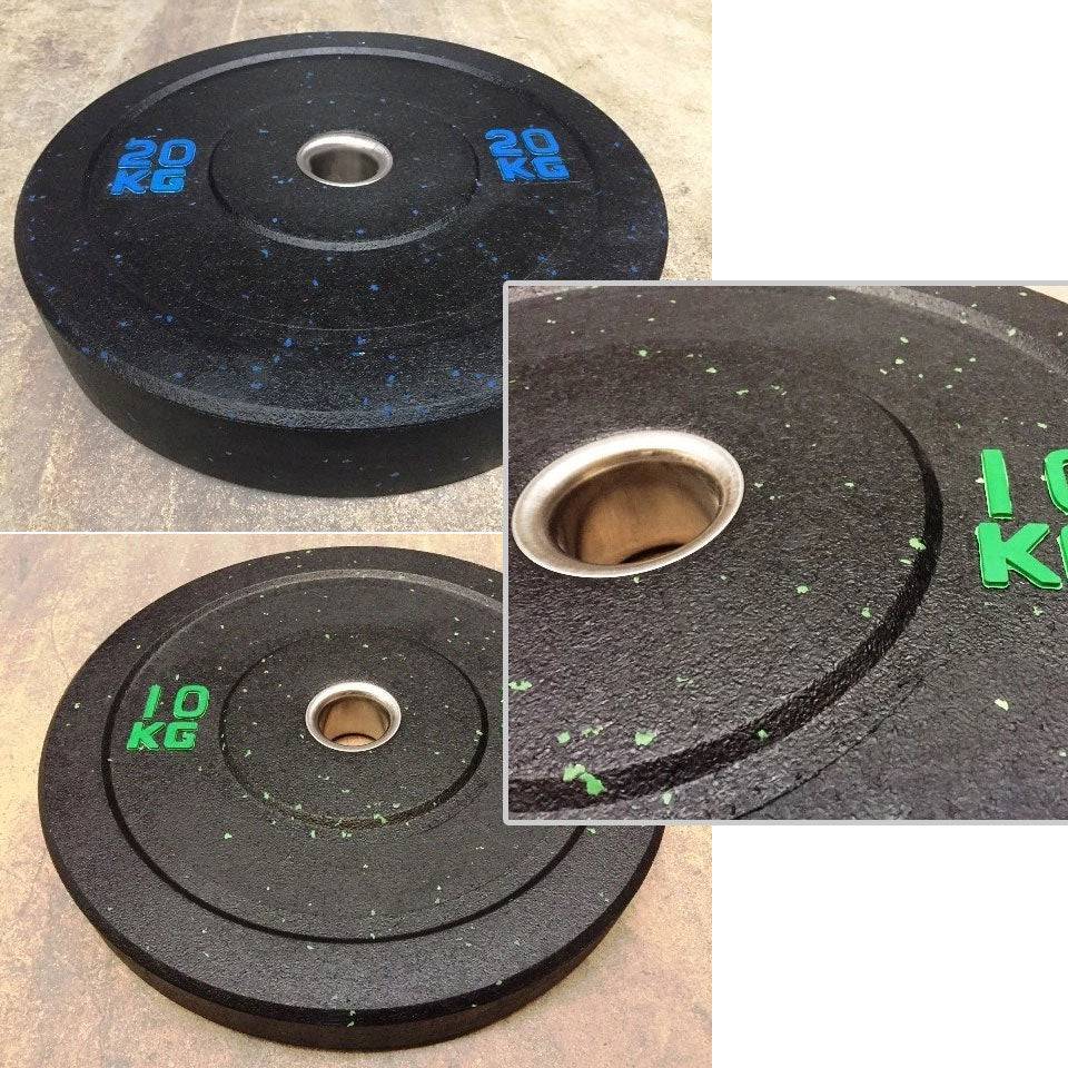 150KG Set - Bumper Weights Plates D:45cm 5cm Olympic (EZ221C150KG) - www.ezyliving.co.nz