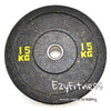Bumper Plates Black Rubber D:450mm 50mm Olympic (EZ221) - www.ezyliving.co.nz