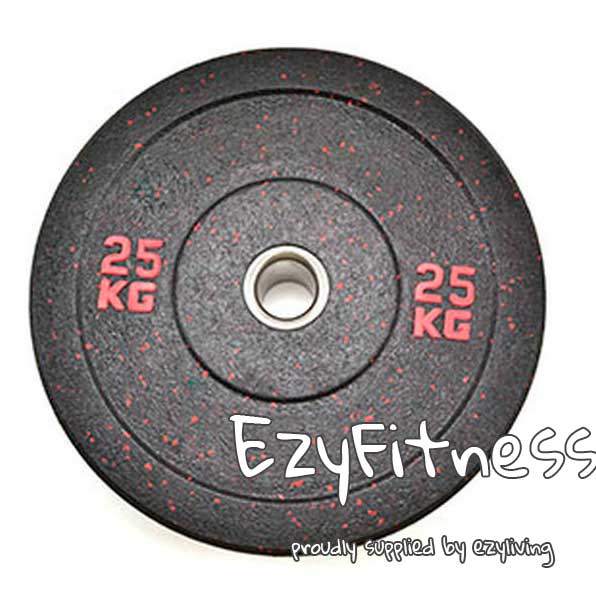 Bumper Plates Black Rubber D:450mm 50mm Olympic (EZ221) - www.ezyliving.co.nz