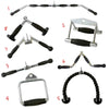 (EZ153-2) Cable Machine Attachment  - Pulldown Bar Close Grip Double D-handle - www.ezyliving.co.nz