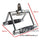 (EZ153-1) Cable Machine Attachment - Pulldown Bar Revolving Double D-handle - www.ezyliving.co.nz