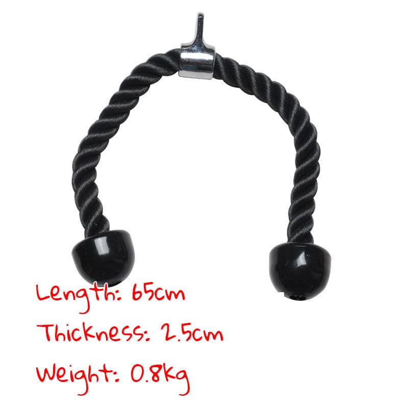 (EZ162) Triceps Rope Double/ Pull Down Rope Cable Machine Attachment HOMEGYM - www.ezyliving.co.nz