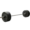60KG Bumper Combo: 40KG Plates + 2.2m Bar 7ft Olympic Bar 50mm - www.ezyliving.co.nz