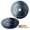 Bumper Plates Black Rubber 510MM 50mm (EZ167) - www.ezyliving.co.nz