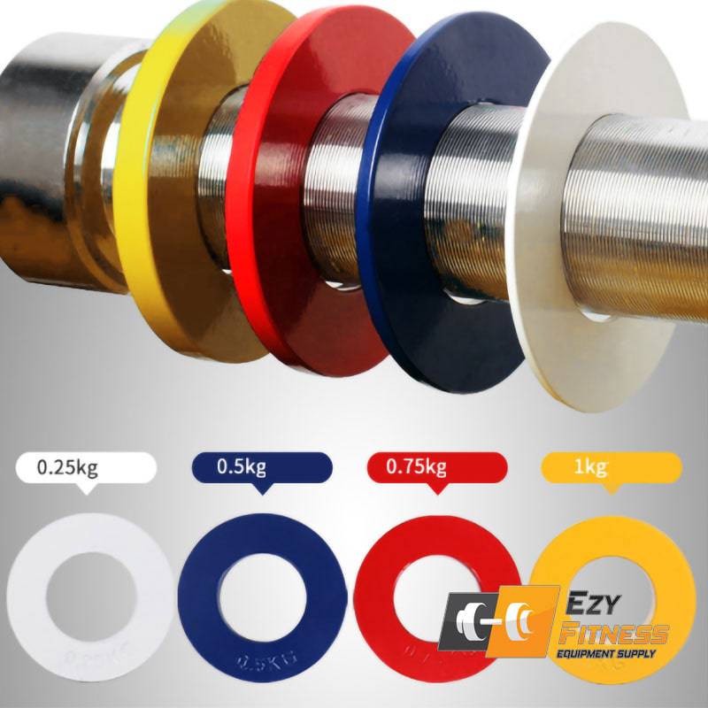 Fractional Olympic Plates 5KG Set (0.25KG 0.5KG 0.75KG 1KG- 4pairs) EZ172 - www.ezyliving.co.nz