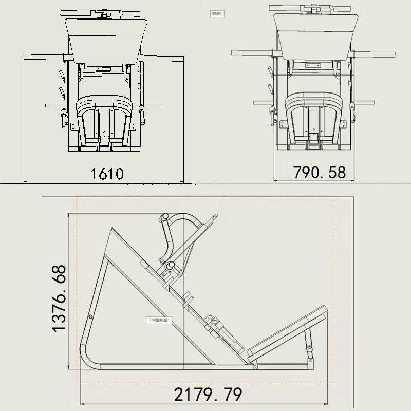 PREORDER EZYPRO Leg Press Machine (EZN005) Commercial Quality - www.ezyliving.co.nz
