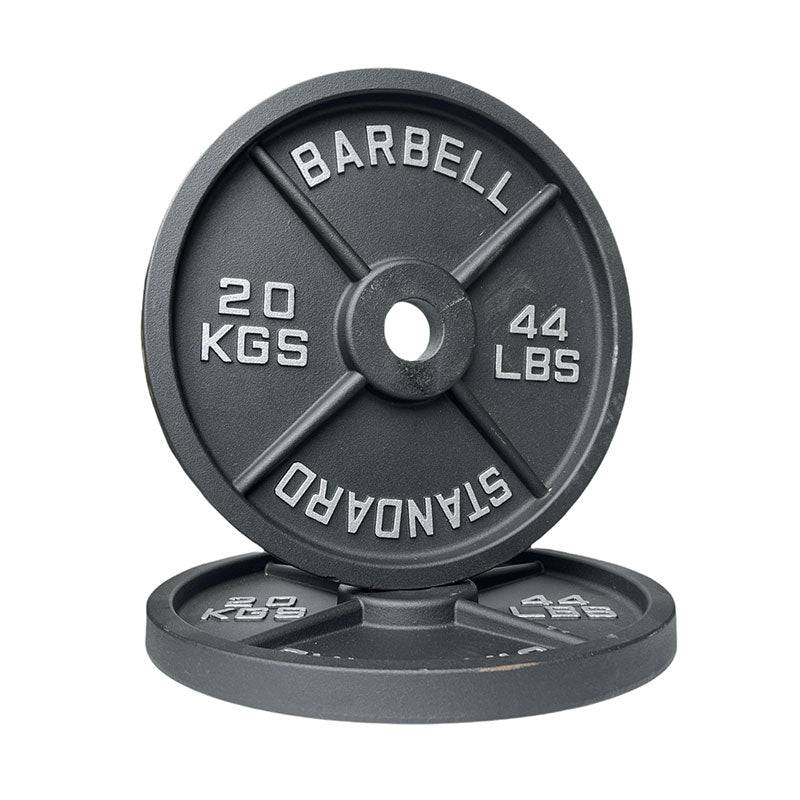20KGX2 Cast Iron Weights Plates (EZ220-6X2) - www.ezyliving.co.nz