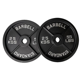25KGX2 Cast Iron Weights Plates (EZ220-7X2) - www.ezyliving.co.nz