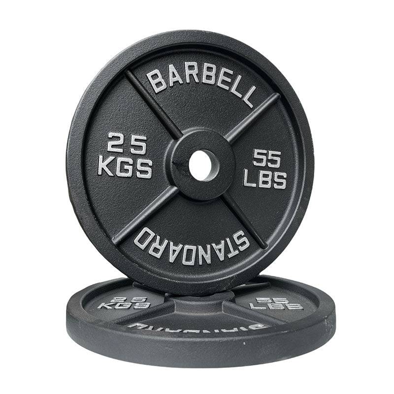 25KGX2 Cast Iron Weights Plates (EZ220-7X2) - www.ezyliving.co.nz