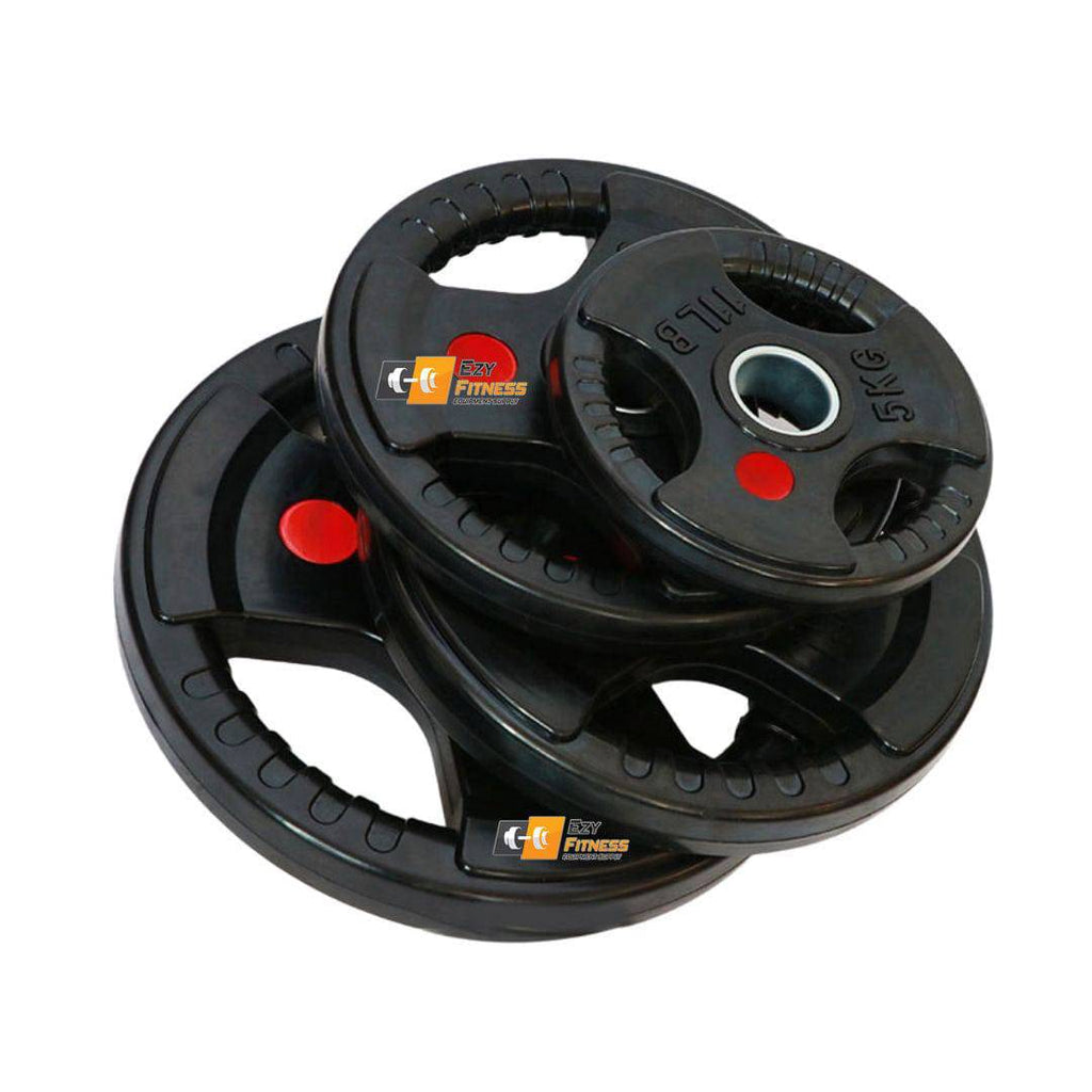 100KG Set - Rubber Coating Barbells Plates 50mm Olympic (EZ043C100KG) - www.ezyliving.co.nz