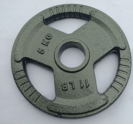 5KGx2 Cast Metal Plates/ Solid Grip 50mm Olympic Barbell Plates(EZ059-2x2) - www.ezyliving.co.nz