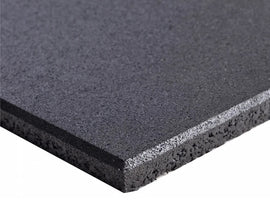 Rubber Mats Gym Tiles  BLACK 500x500mm 15mm - www.ezyliving.co.nz