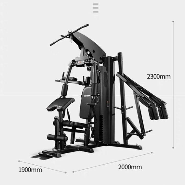 3 Station Multi-Function Home Gym with 73KG Weights - www.ezyliving.co.nz