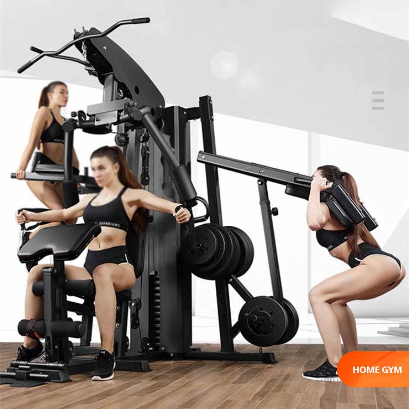 3 Station Multi-Function Home Gym with 73KG Weights - www.ezyliving.co.nz