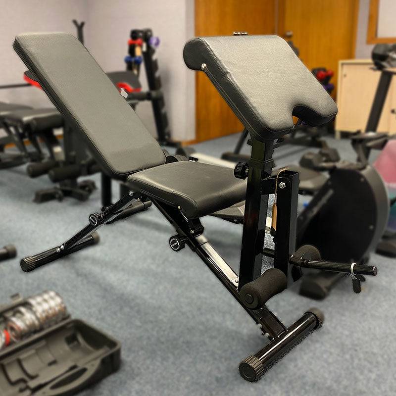 Foldable Bench + 50KG Dumbbells & Barbells Weights Combo - www.ezyliving.co.nz