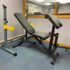 Foldable Bench with Preachers Curl + Squat Rack (EZ001+062) - www.ezyliving.co.nz