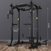 Power Cage (Fly 2.1m)+Adjustable Bench+100KG Weight Plate+700lbs Barbell Bar - www.ezyliving.co.nz