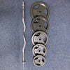35KG Weights Combo: 30KG Casted Metal Plates + 1.2m Curl Bar (4ft) Standard 25mm (EZ035C30KG-031-2) - www.ezyliving.co.nz