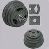 35KG Weights Combo: 30KG Casted Metal Plates + 1.2m Bar (4ft) Standard 25mm (EZ035C30KG-031-1) - www.ezyliving.co.nz