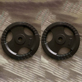 Standard Metal Plates 20KGX2 (EZ035-5X2) Tri-Grip - www.ezyliving.co.nz