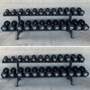 1050KG Round Black Rubber Dumbbells (20 pairs - 2.5KG to 50KG) EZ037 - www.ezyliving.co.nz