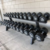 1050KG Round Black Rubber Dumbbells (20 pairs - 2.5KG to 50KG) EZ037 - www.ezyliving.co.nz