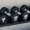 7.5KGx2 Rubber Round Dumbbells Black (EZ037-3x2) Thick Handle 33mm - www.ezyliving.co.nz