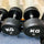 45KGx2 Rubber Round Dumbbells Black (EZ037-18x2) Thick Handle 33mm - www.ezyliving.co.nz