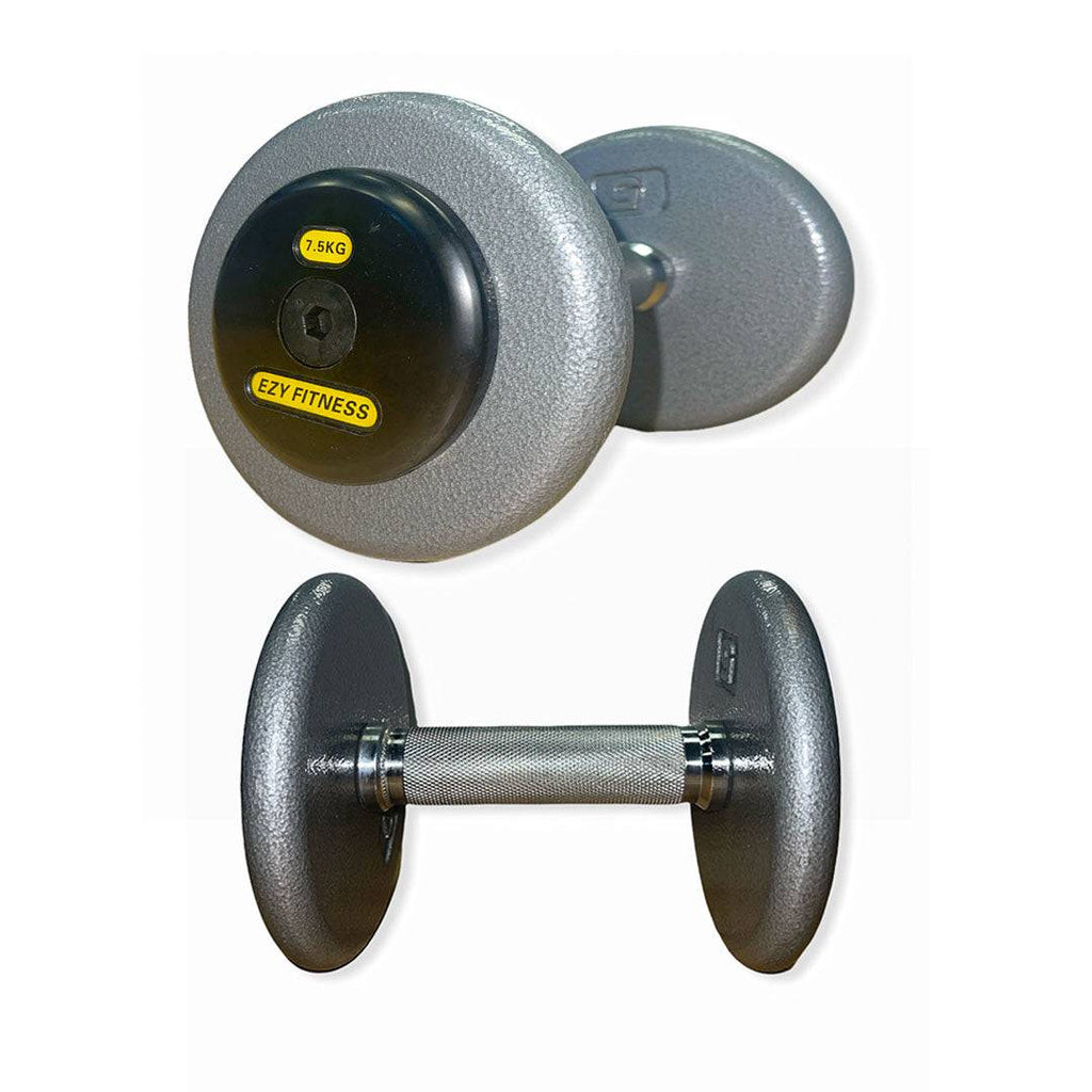PRO Style Cast Metal Iron Dumbbells/Round Steel Dumbbells (EZ038