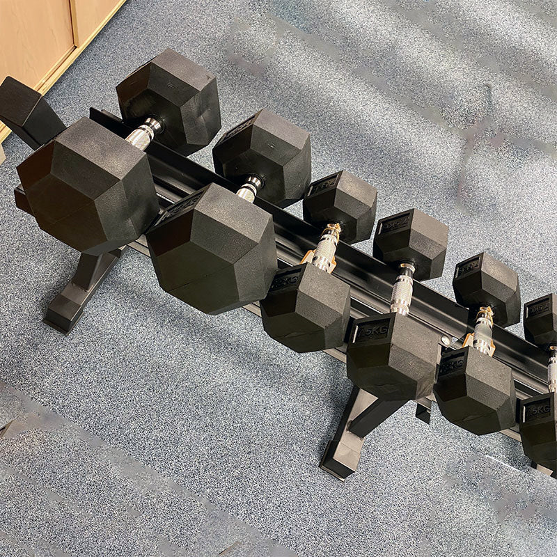 3 Pairs Hex Dumbbells Set 45KG - 5KG 7.5KG 10KG in Pairs New (EZ211-COMBO45) - www.ezyliving.co.nz