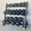 220KG Hex Dumbbells Combo - 8 Pairs with Rack/ Stand (EZ211C220KG-047) - www.ezyliving.co.nz