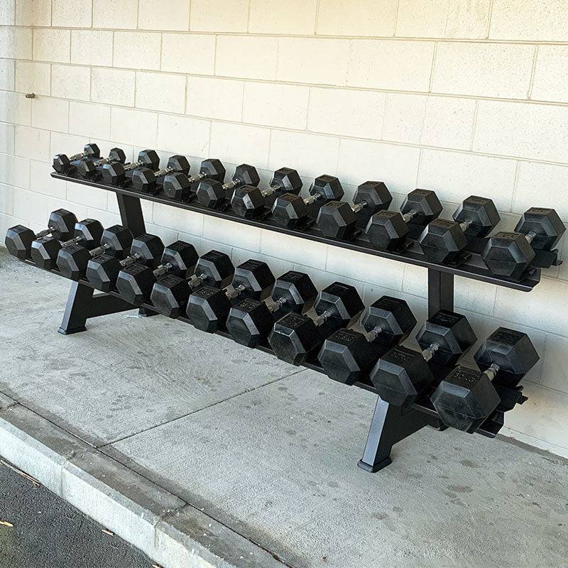 Dumbbell Rack 10 Pairs Commercial Quality (EZ122-1) - www.ezyliving.co.nz