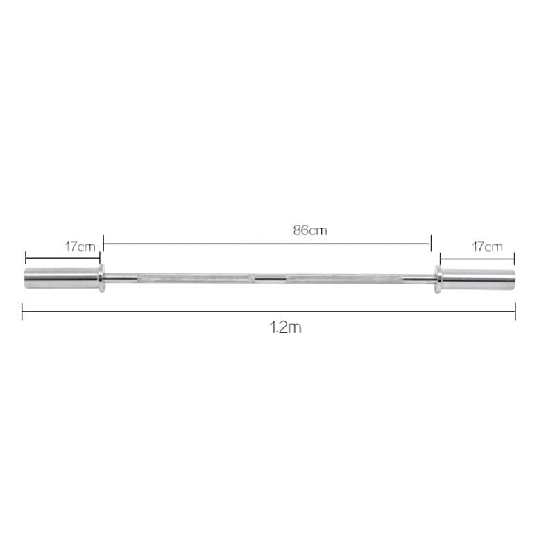 Olympic Bar 4ft 450lbs (1.2m-200KG) (EZ040-21C) 50mm for Power Lifting - www.ezyliving.co.nz