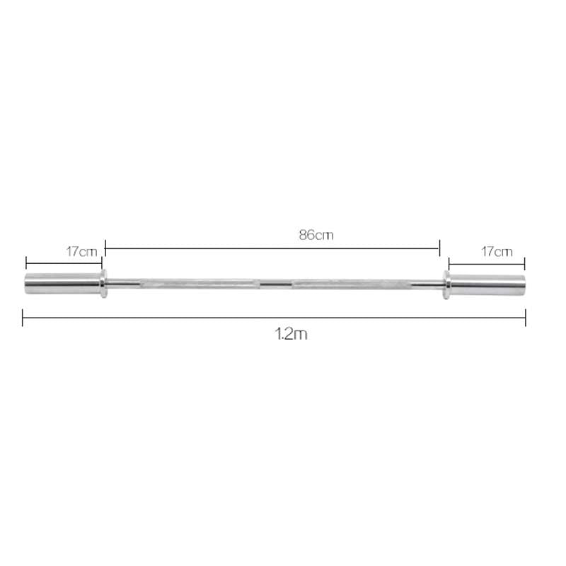 1.2m 4ft Straight Bar+Curl Bar+Dumbbell Bars+40KG Rubber Metal Plates 50mm (EZ043C40KG-040-1-2-8) - www.ezyliving.co.nz