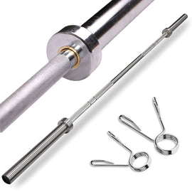 Olympic Bar 2.2m(7ft) 300kg(700lbs) (EZ040-12C) for 50mm Plates crossfit - www.ezyliving.co.nz